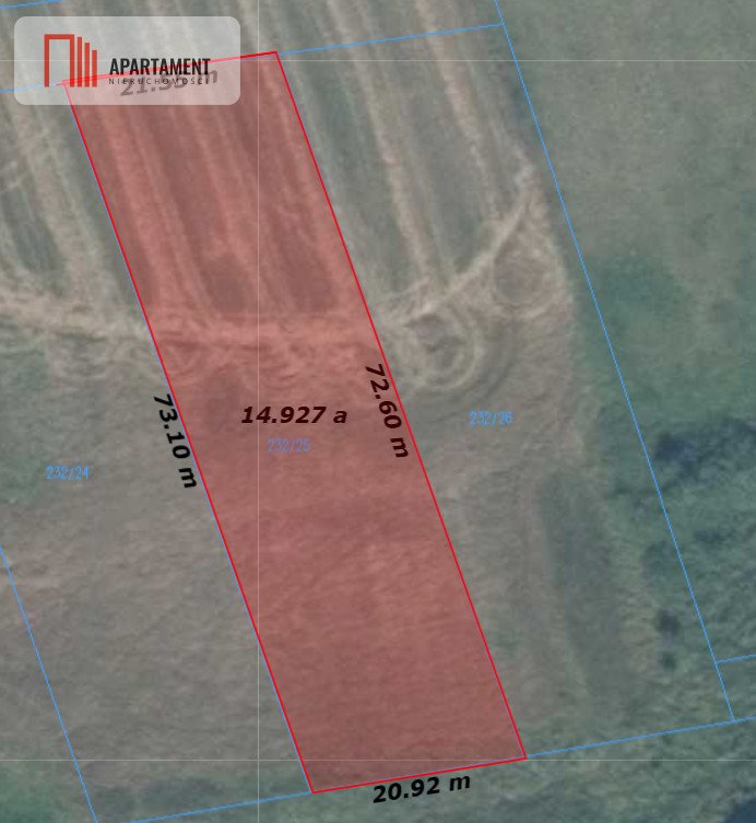 Działka 1500m² z widokiem na jezioro Łabędź (blisko Iławy) Wola Kamieńska  1 500m2 Foto 1