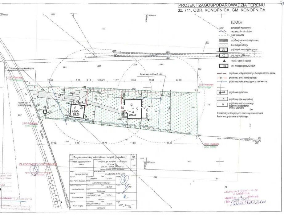 Działka 2800 m² z projektem domu w Konopnicy - polecam! Konopnica  2 800m2 Foto 1