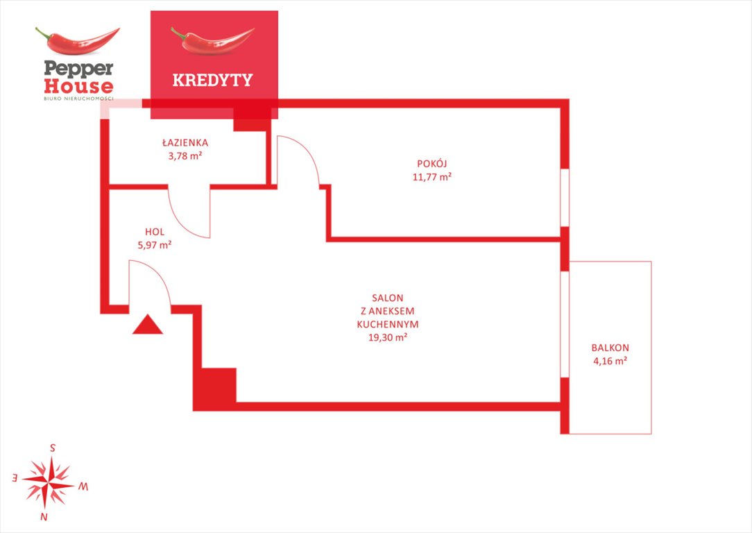 Mieszkanie dwupokojowe na sprzedaż Gdynia, Wielki Kack, Bieszczadzka  41m2 Foto 1