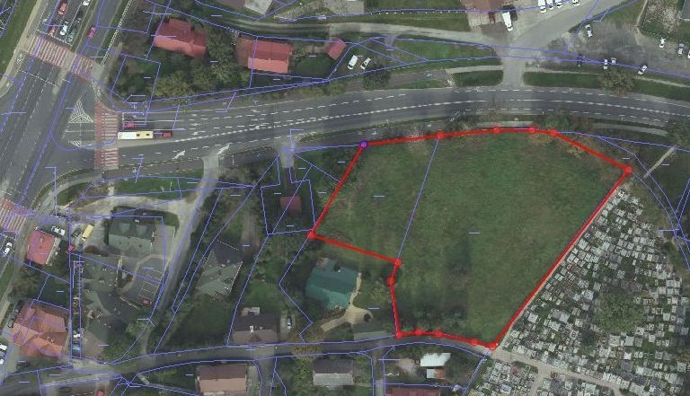 Działka na pierwszym pasie, media, dwa dojazdy, 4614 m² Rzeszów, Stanisława Trembeckiego  4 614m2 Foto 1
