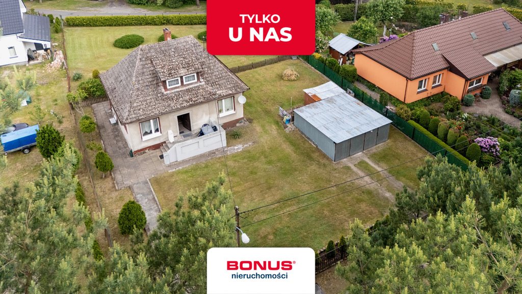 Dom wolnostojący z dużą działką i garażami w Wielgowie Szczecin, Wielgowo  85m2 Foto 1