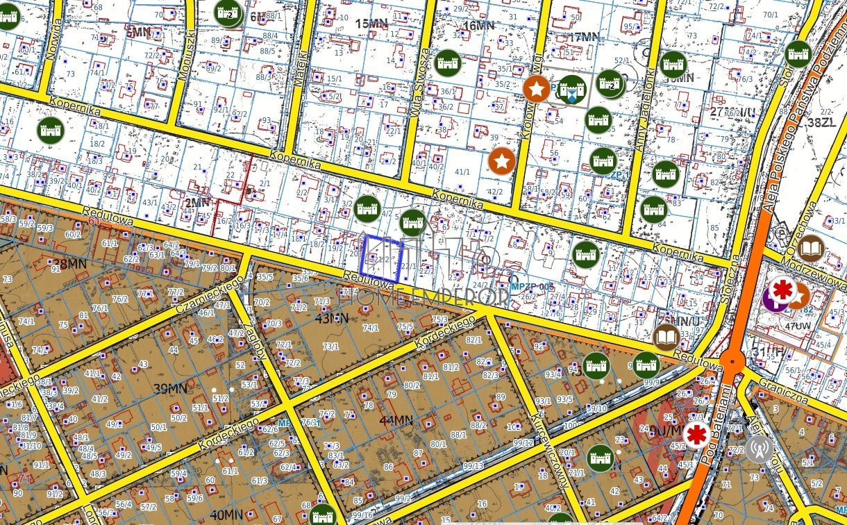 Działka 1842 m² pod dom jednorodzinny z mediami na miejscu Piaseczno, Zalesie Dolne, Redutowa  1 842m2 Foto 1