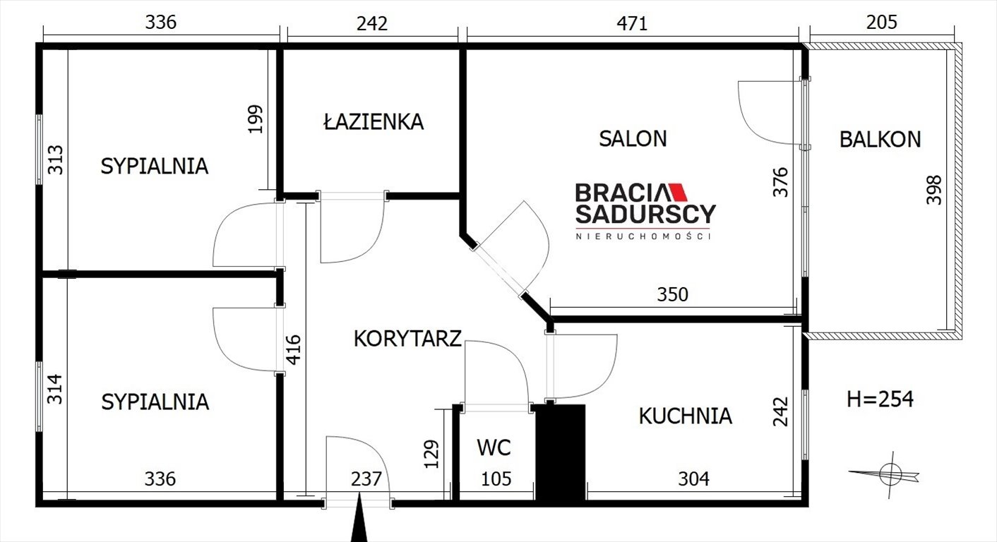 Mieszkanie trzypokojowe na wynajem Kraków, Podgórze Duchackie, Kurdwanów, Łużycka  64m2 Foto 2