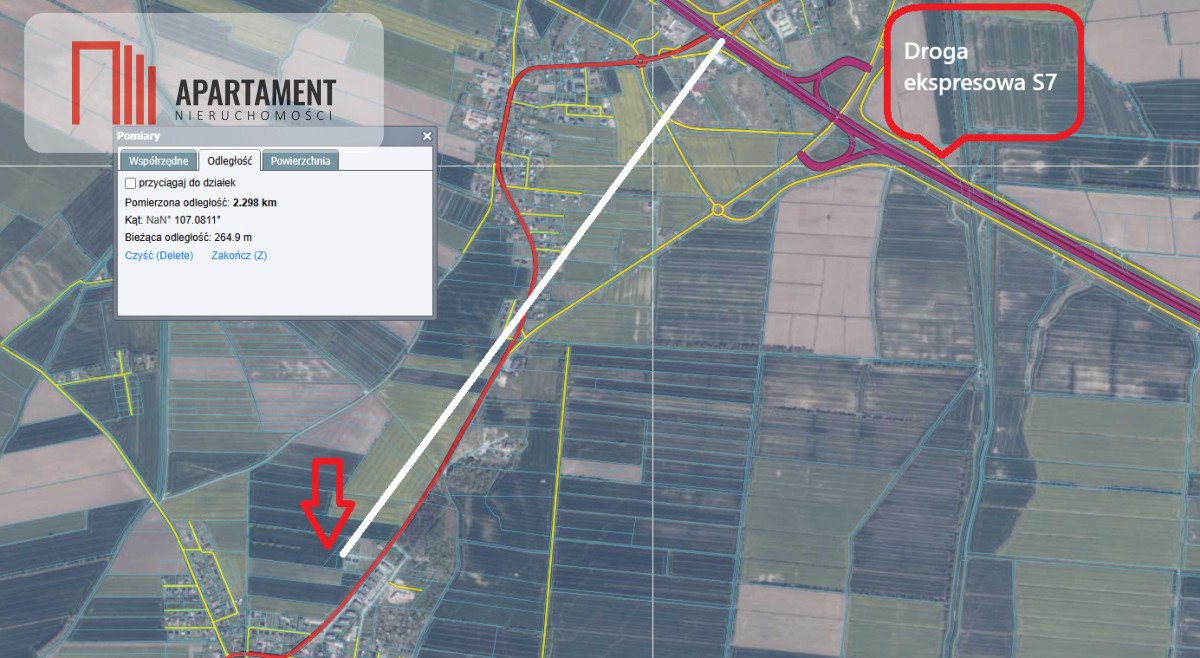 Działka budowlana na sprzedaż Cedry Wielkie, Leśna  1 360m2 Foto 1