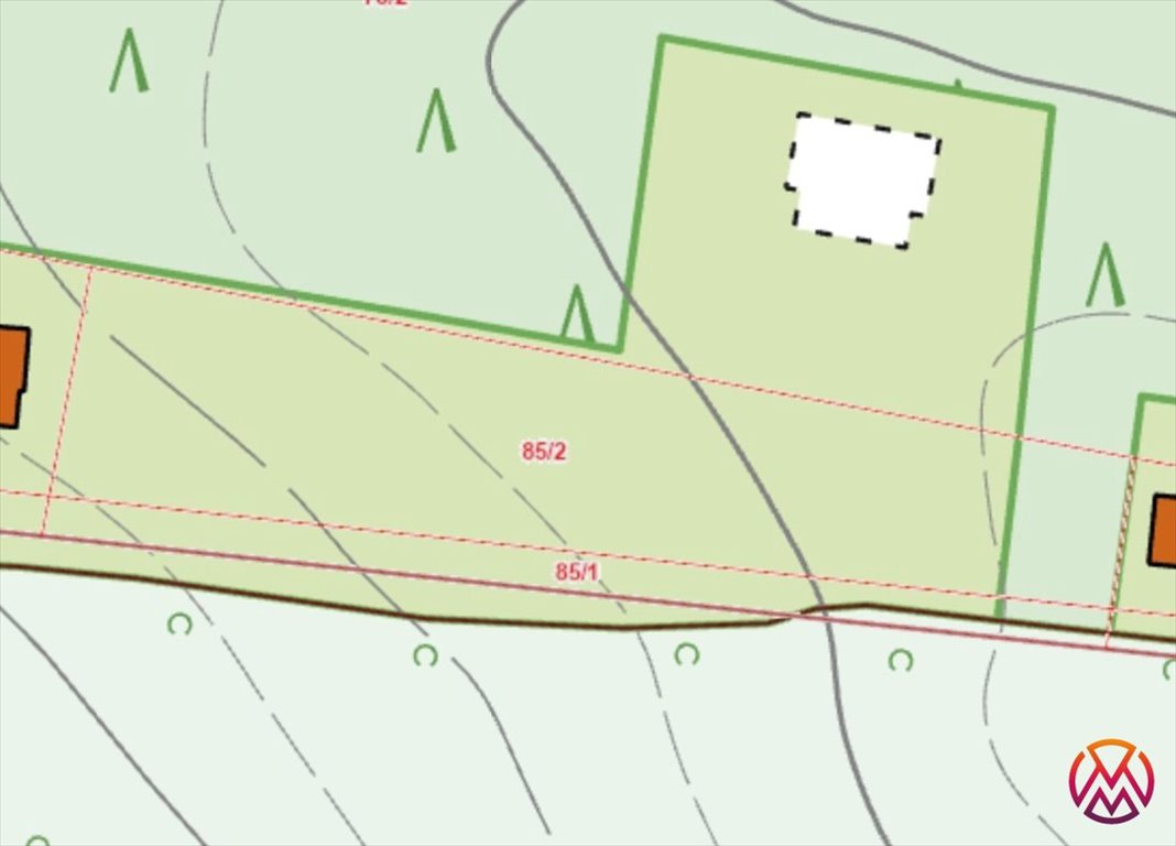 Sprzedam działkę 3113 m² w Emilii z mediami i dobrym dojazdem Emilia, Zgierska  3 113m2 Foto 1