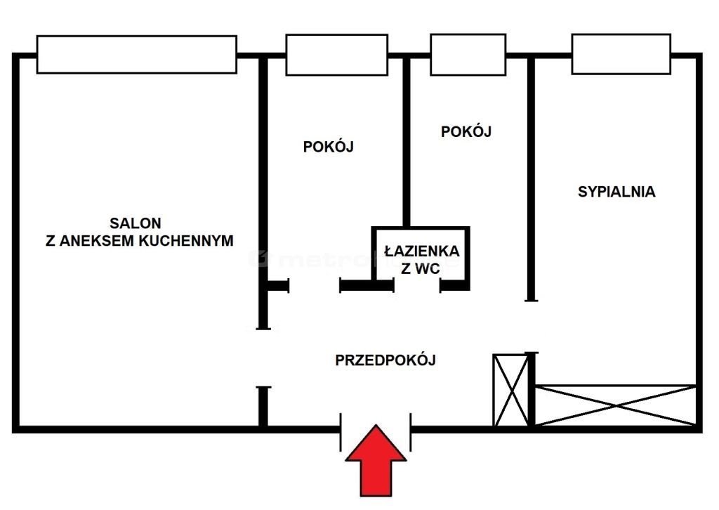 Mieszkanie czteropokojowe  na sprzedaż Siedlce, Wyszyńskiego  55m2 Foto 14