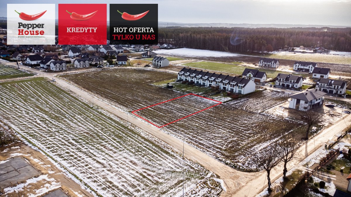 Działka budowlana na sprzedaż Kębłowo, Adama Mickiewicza  1 112m2 Foto 1