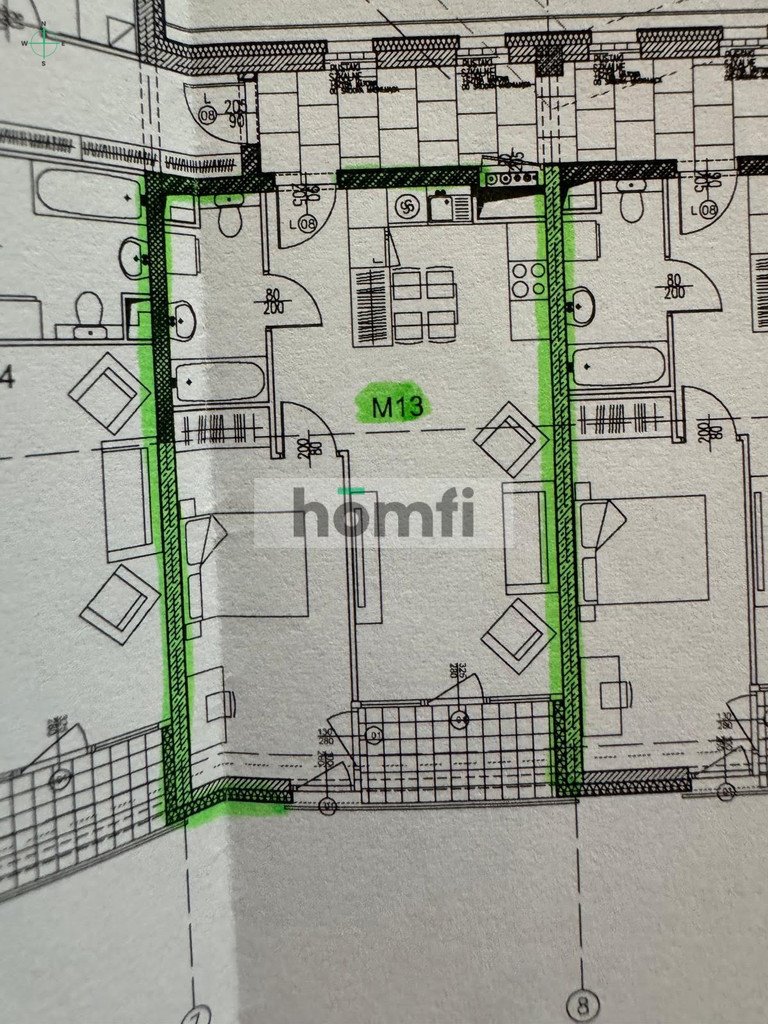 Mieszkanie dwupokojowe na wynajem Poznań, Nowe Miasto, Zagórze  47m2 Foto 8