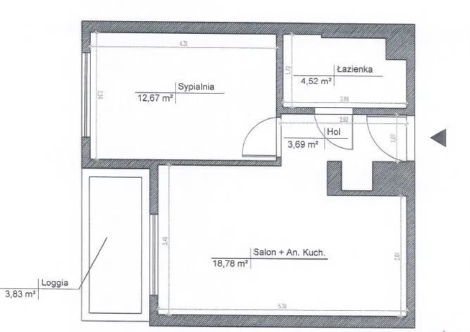 Mieszkanie dwupokojowe na sprzedaż Warszawa, Praga-Południe, Grochów, Drwęcka  40m2 Foto 8