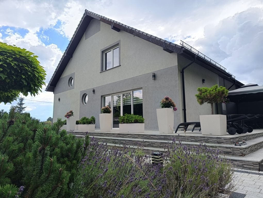 Nowoczesny dom 190 m2 z ogrodem i garażem w Pokrzywniku Pokrzywnik  190m2 Foto 1