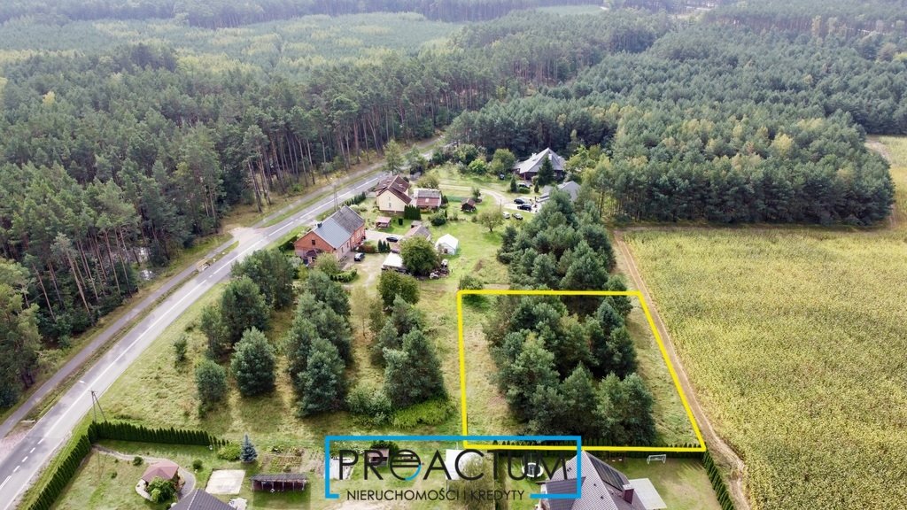 Działka 2051m2 z dostępem do mediów i lasem w Nowej Wsi Nowa Wieś, Nad Drwęcą  2 051m2 Foto 1
