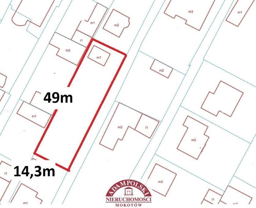 Działka pod zabudowę w Bielanach z mediami i warunkami Warszawa, Bielany, Młociny  701m2 Foto 1