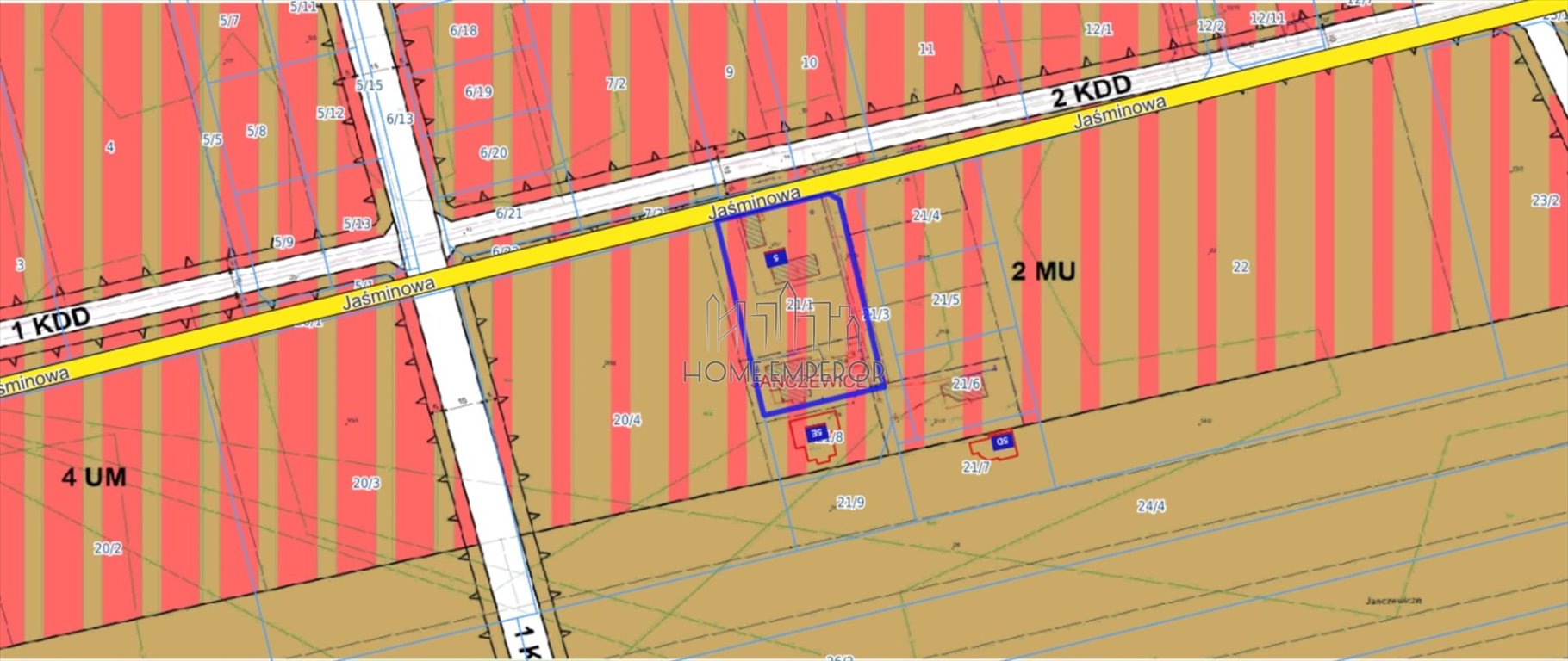 Działka budowlana na sprzedaż Janczewice, Jaśminowa  3 000m2 Foto 1