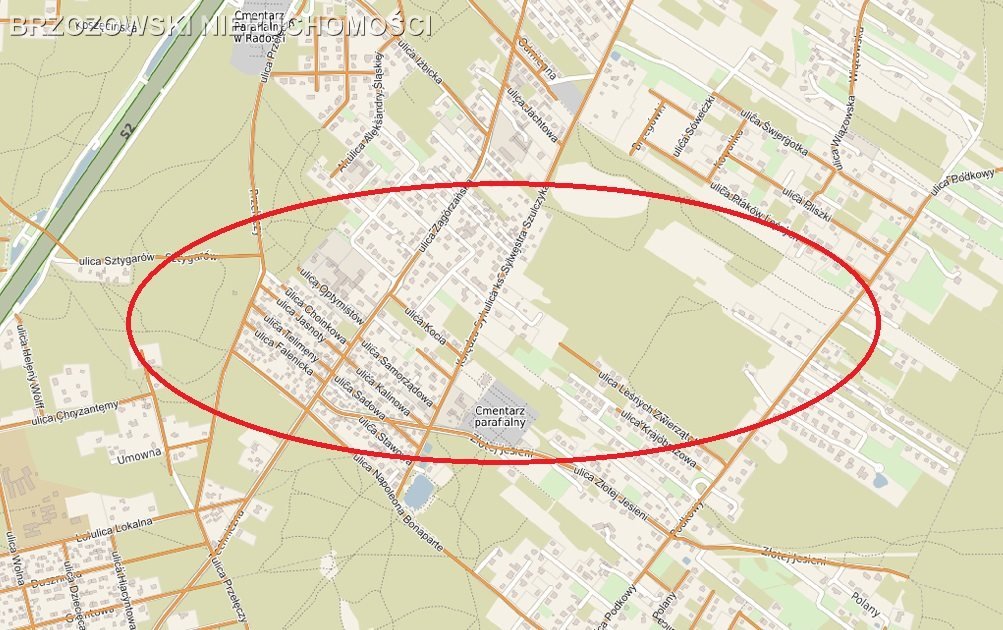 Działka budowlana na sprzedaż Warszawa, Wawer, Aleksandrów  1 386m2 Foto 1