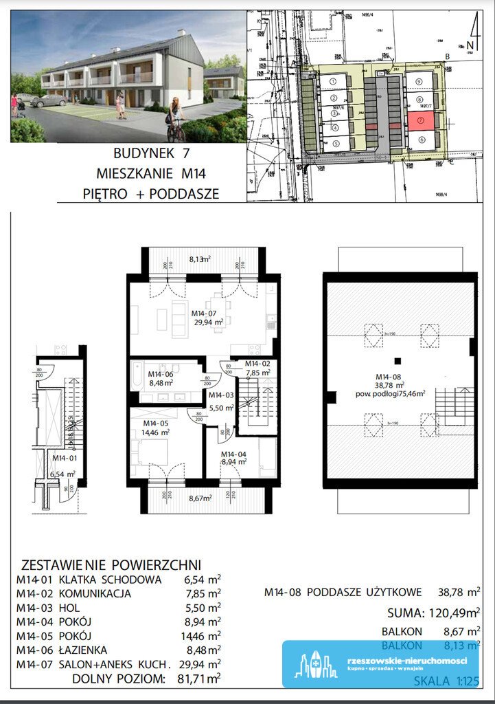 Mieszkanie czteropokojowe  na sprzedaż Rzeszów, Budziwój  120m2 Foto 2