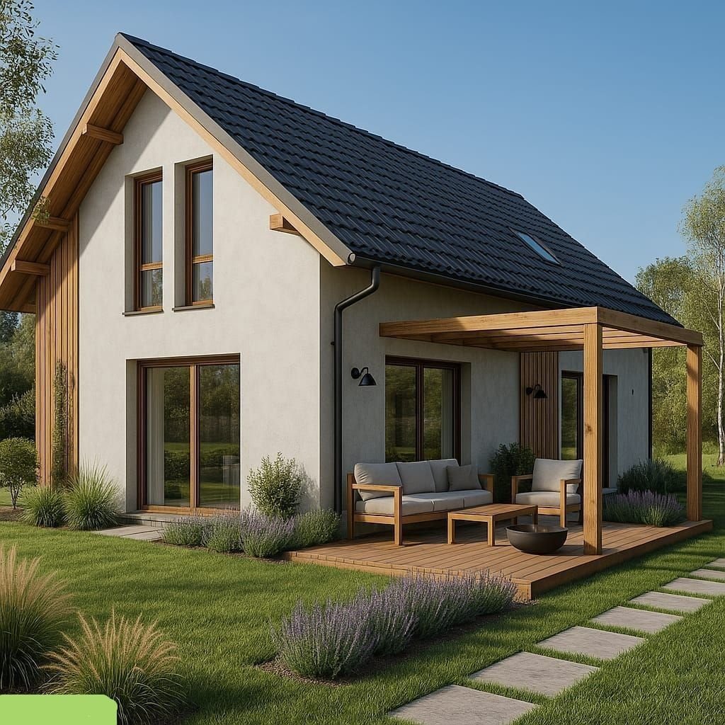 Nowoczesny dom 144 m² z garażem, rekuperacją i elewacją Kielnarowa  144m2 Foto 1