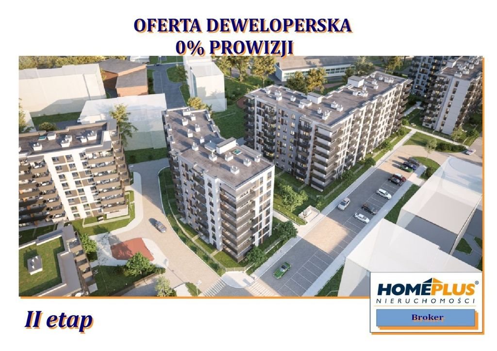 Na sprzedaż nowoczesne 2-pokojowe mieszkanie z balkonem i komórką Toruń, Jakubskie Przedmieście, Lubicka  42m2 Foto 1