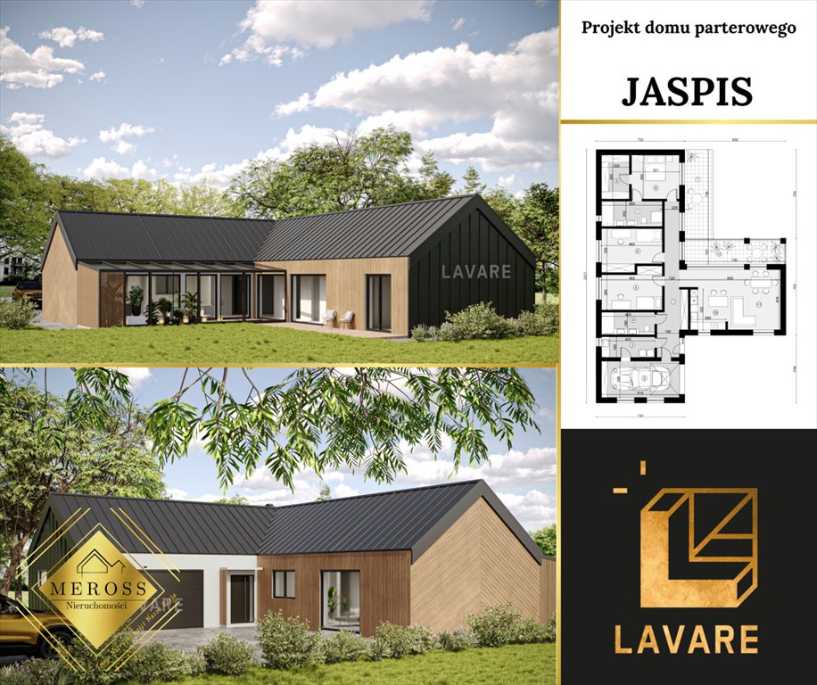 Działka 1398 m² z projektem domu w Zawadzie, cicha okolica Zawada  1 398m2 Foto 1