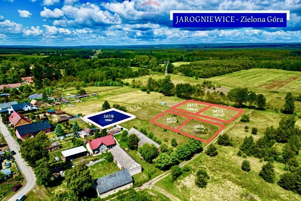 Działka budowlana na sprzedaż Zielona Góra, Jarogniewice  1 295m2 Foto 1