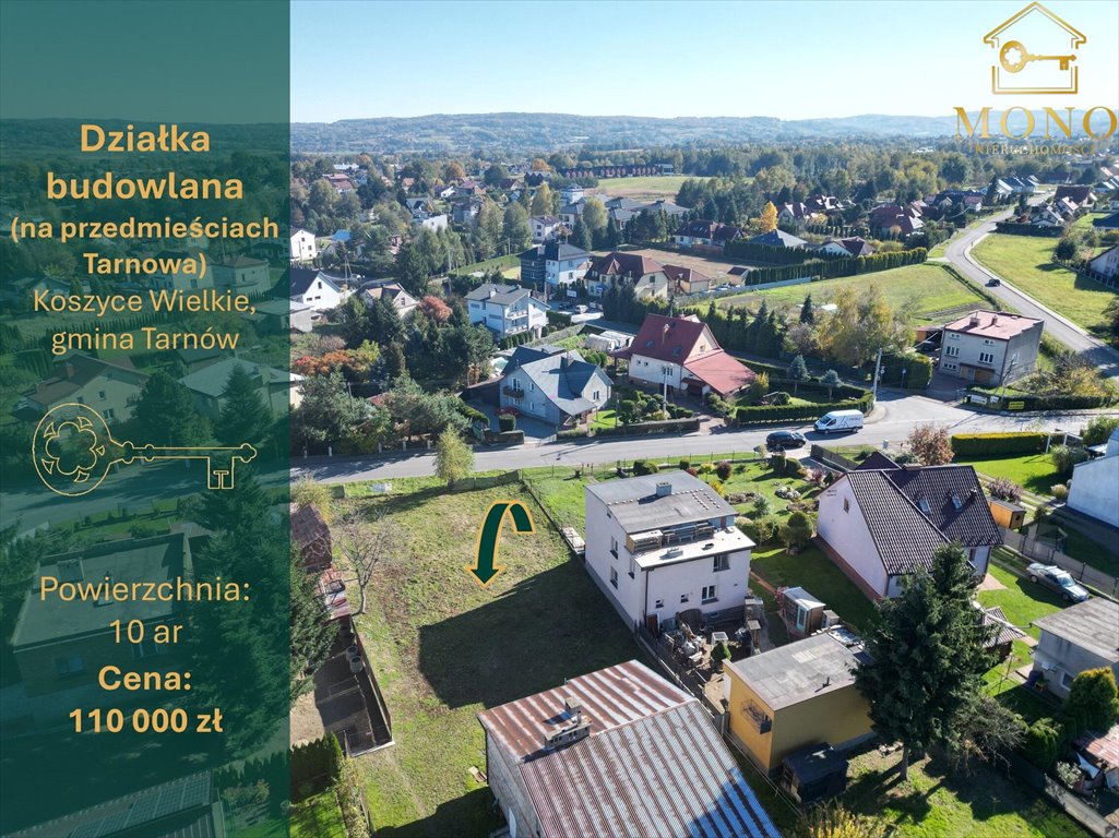 Działka budowlana na sprzedaż Koszyce Wielkie  1 000m2 Foto 1