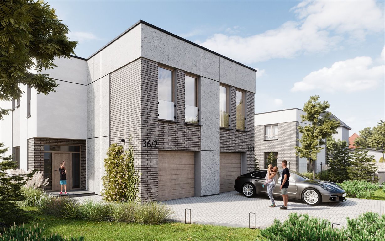 Nowoczesny bliźniak 146 m2 z garażem, tarasem i ogrodem Michałowice, Polna 36  146m2 Foto 1