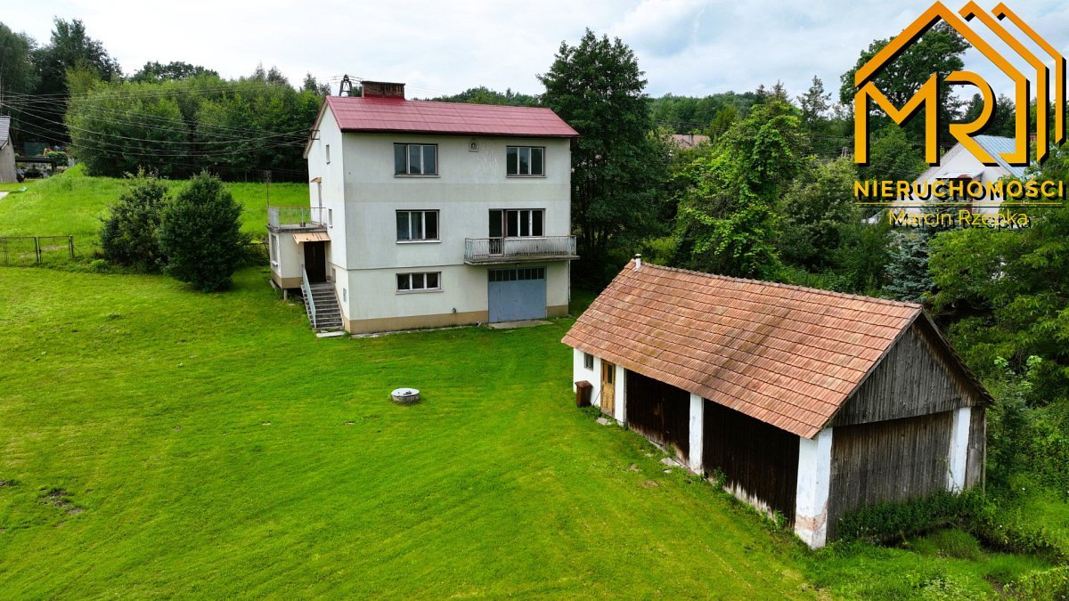Dom z dużym potencjałem na 0,59 ha w Skrzyszowie Skrzyszów  260m2 Foto 1