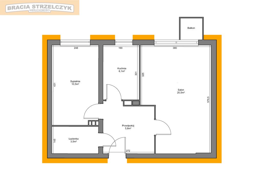 Funkcjonalne 2 pokoje z balkonem i piwnicą na Bródnie Warszawa, Targówek, Bródno, Krasnobrodzka  46m2 Foto 1