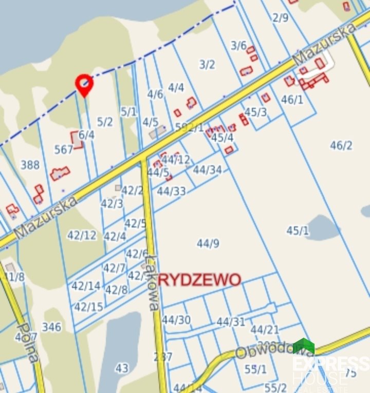 Działka inwestycyjna nad jeziorem w Rydzewie, 8823 m² Rydzewo  8 823m2 Foto 1