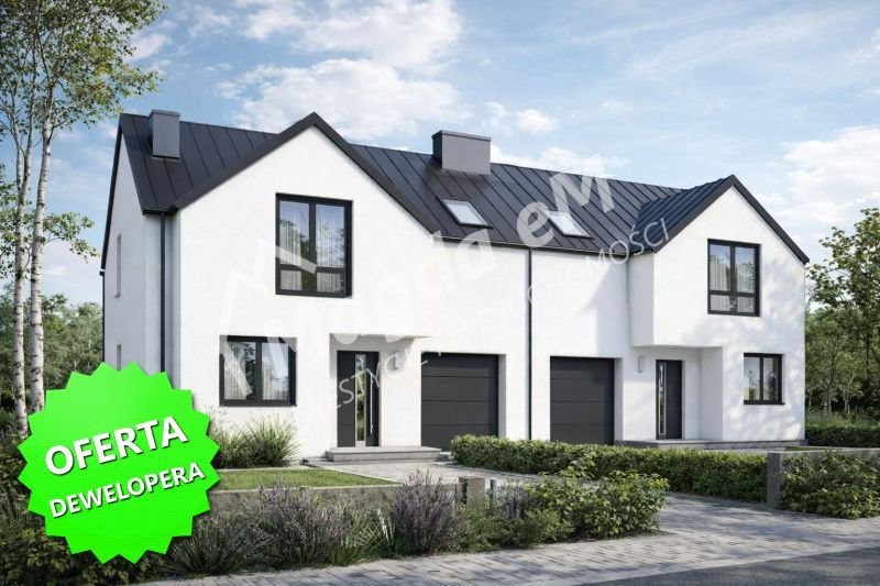 Na sprzedaż nowoczesny dom 140 m² z garażem w Łomiankach Łomianki, Rumiankowa  141m2 Foto 1
