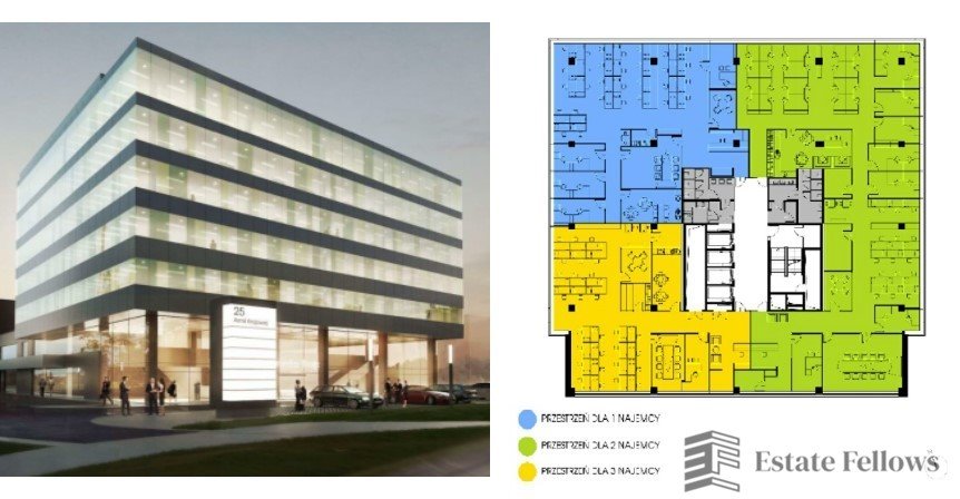 Nowoczesny biurowiec klasy A 10 000 m² w Krakowie - zapraszam Kraków  900m2 Foto 1