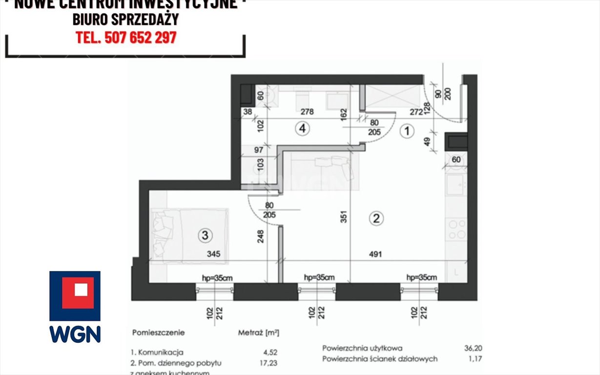 Mieszkanie dwupokojowe na sprzedaż Lublin, Węglin Południowy, Węglin Południowy  37m2 Foto 2