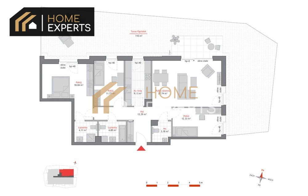 Mieszkanie trzypokojowe na sprzedaż Gdańsk, Oliwa, Jana Bażyńskiego  106m2 Foto 1