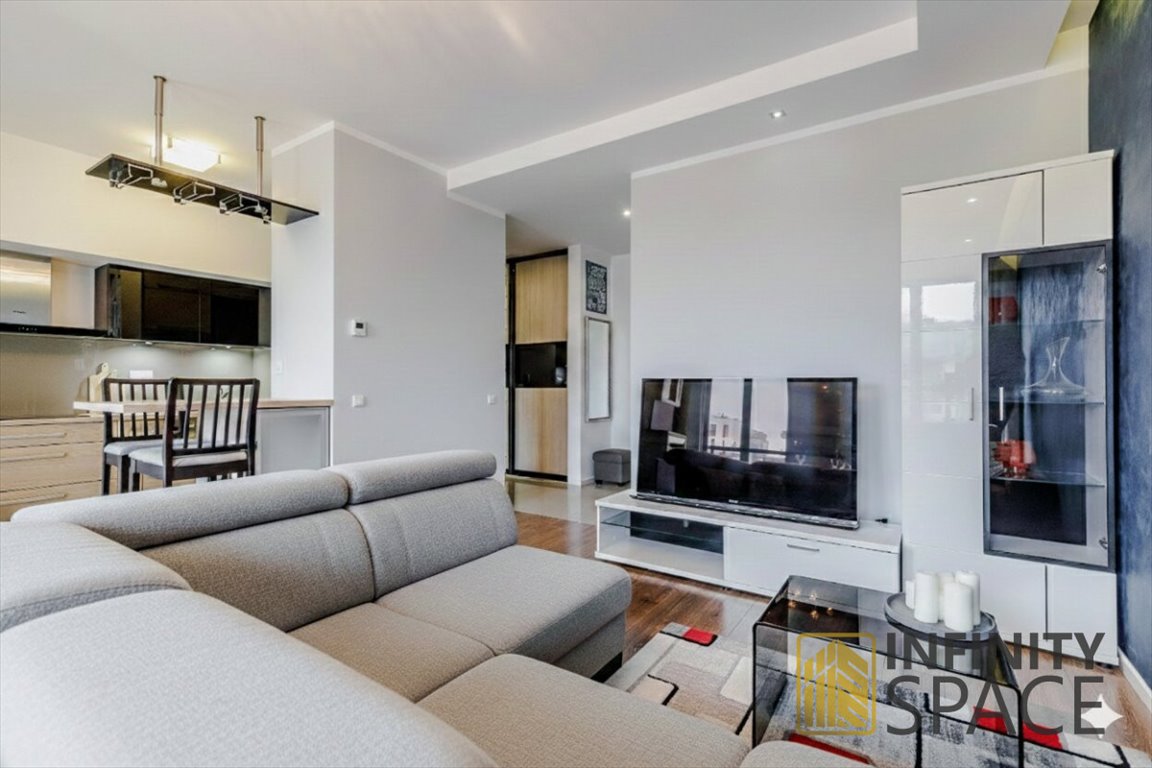 Elegancki 78 m² apartament w Mozaika Mokotów z panoramicznymi oknami Warszawa, Mokotów Służewiec, Cybernetyki  78m2 Foto 1