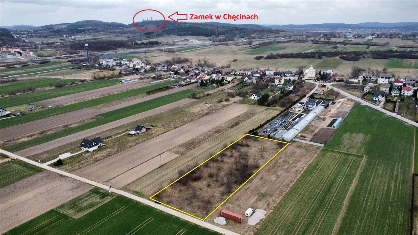 Działka pod domy jednorodzinne w Starochęcinach, 5045 m2 Chęciny, Starochęciny  5 045m2 Foto 1