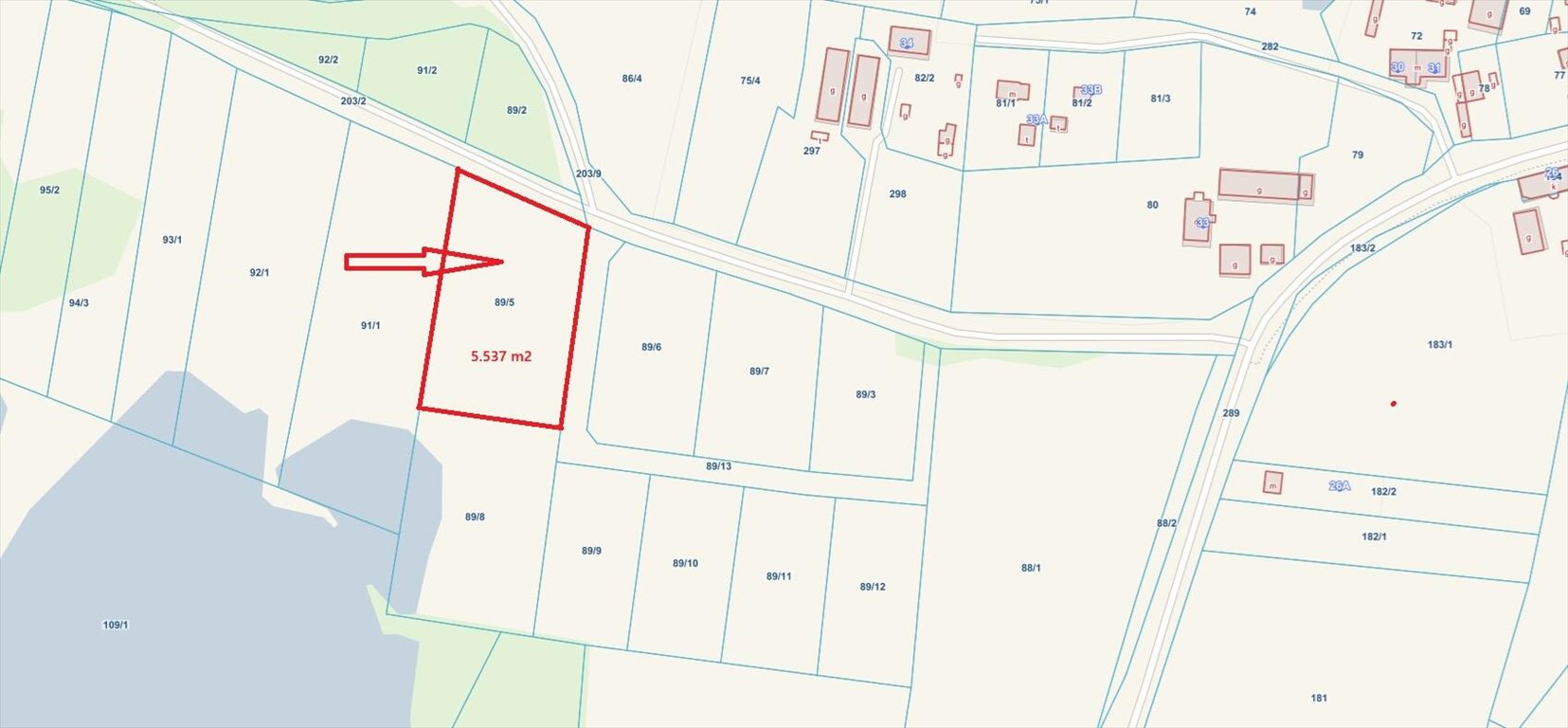 Działka 5537 m² pod rekreację (las, jezioro, morze) Stojkowo  5 537m2 Foto 1