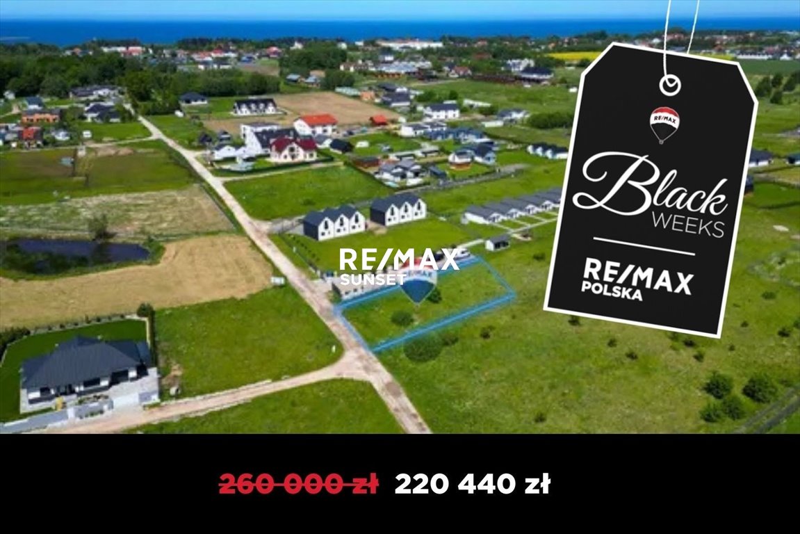 Działka budowlana na sprzedaż Gąski, Paprotno, Morska Bryza  1 002m2 Foto 1