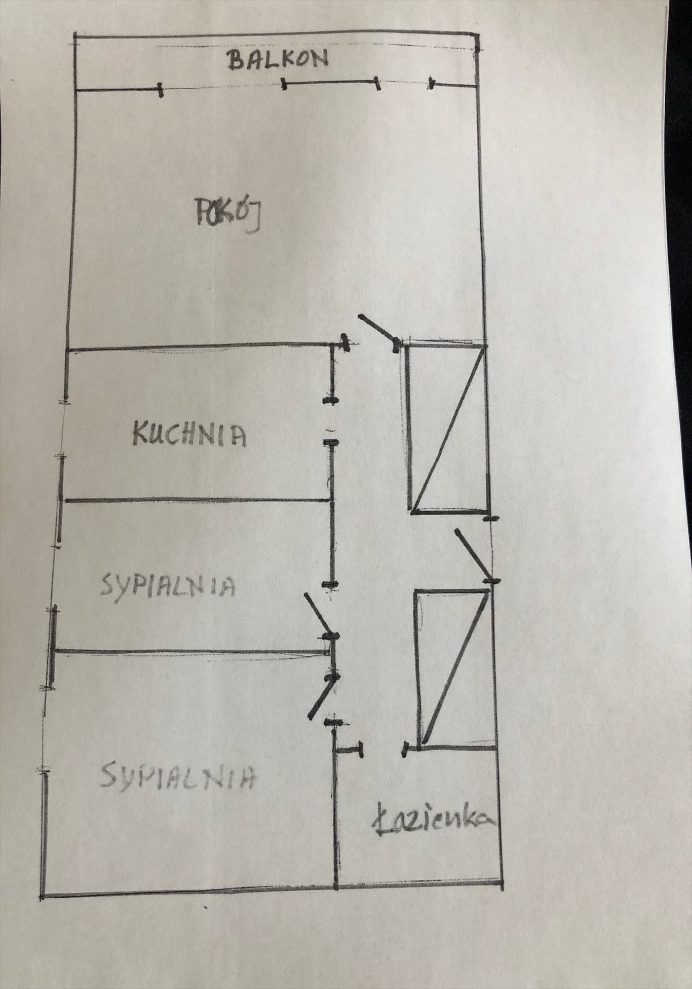 Mieszkanie trzypokojowe na wynajem Białystok, Centrum, Zwierzyniecka 17  48m2 Foto 8