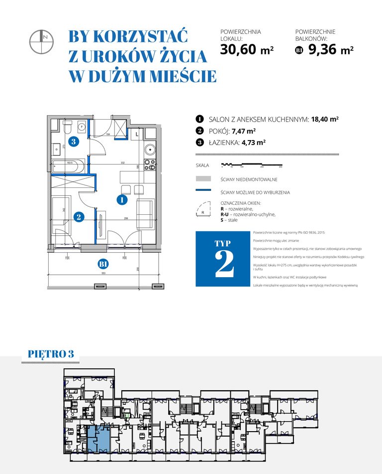 Mieszkanie dwupokojowe na sprzedaż Warszawa, Mokotów, Bobrowiecka  31m2 Foto 2