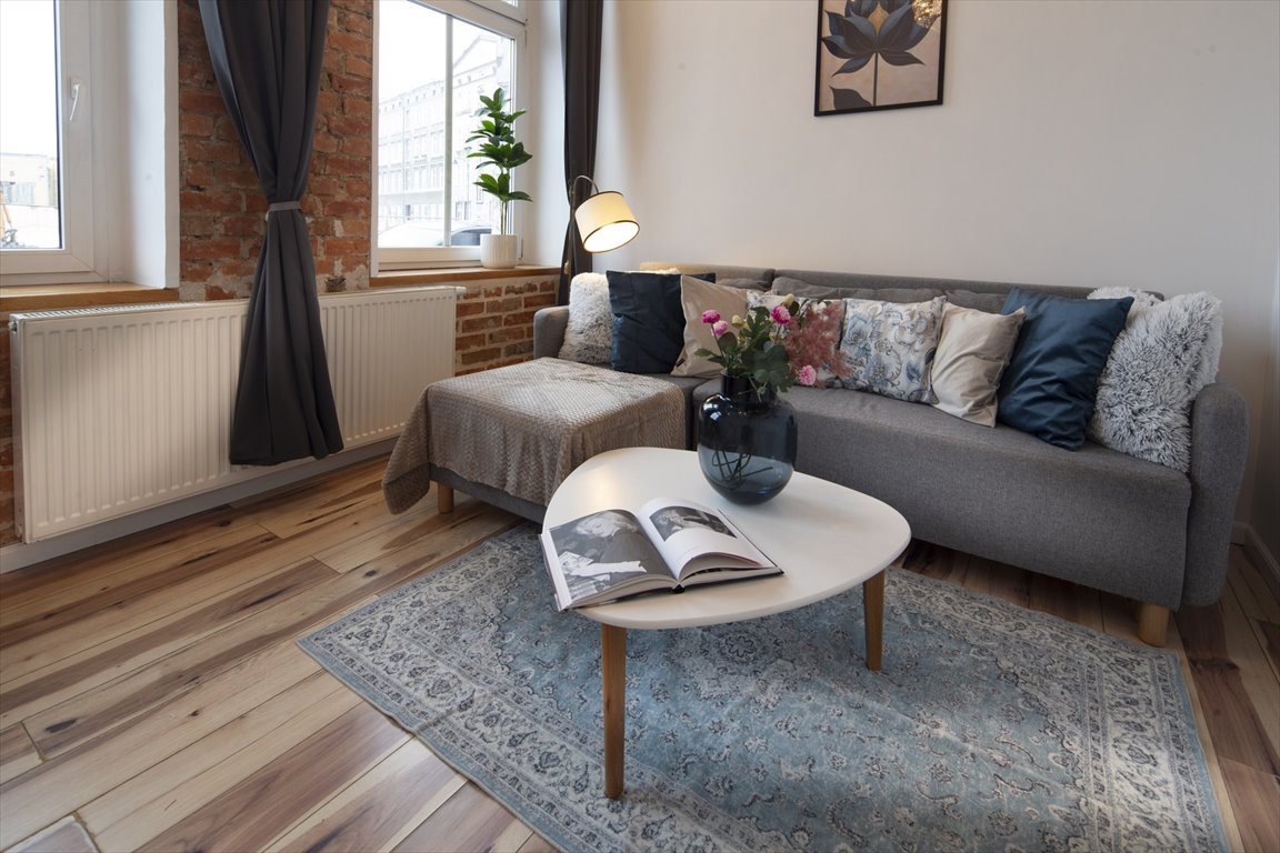 Na sprzedaż stylowe 2-pokojowe mieszkanie z cegłą i loftowym klimatem Gdańsk, Kurza  55m2 Foto 1
