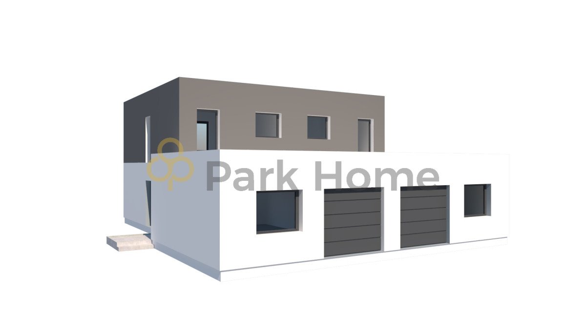 Nowoczesny dom bliźniak 106 m² z garażem i energooszczędnym ogrzewaniem Wilkowice  106m2 Foto 1