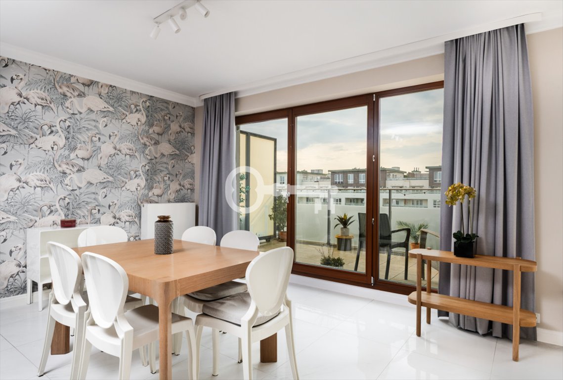 Dwustronny apartament z dużym tarasem i widokiem na zieleń Warszawa, Wilanów, Adama Branickiego  94m2 Foto 1