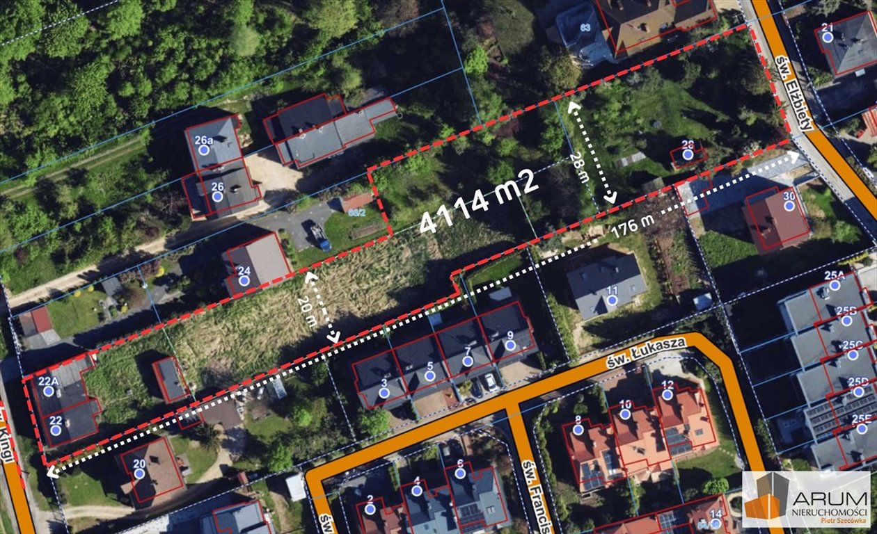 Działka budowlana na sprzedaż Częstochowa, Centrum  4 114m2 Foto 1