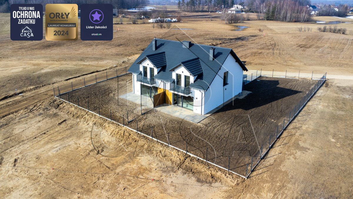 Nowoczesny dom bliźniak 165 m2 z garażem i tarasem Warzenko, Lipowa  165m2 Foto 1