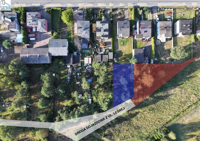 Działka budowlana na sprzedaż Woźniki, al. Leśna  614m2 Foto 1