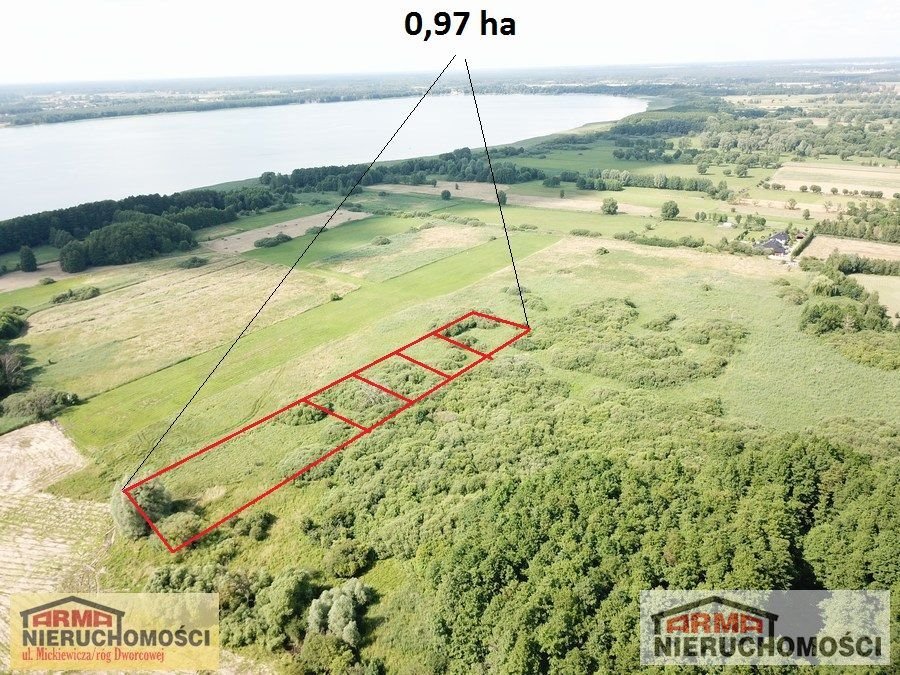 Na sprzedaż działka rolna nad jeziorem Miedwie 9700 m² Skalin  9 700m2 Foto 1