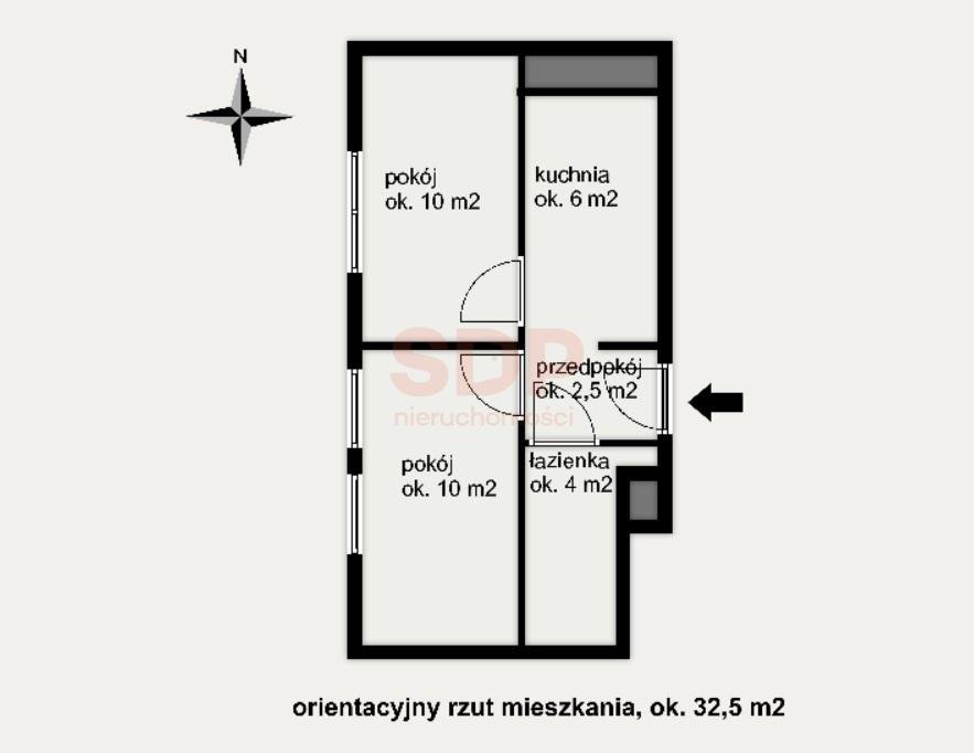 Mieszkanie dwupokojowe na sprzedaż Wrocław, Stare Miasto, Przedmieście Świdnickie  32m2 Foto 5