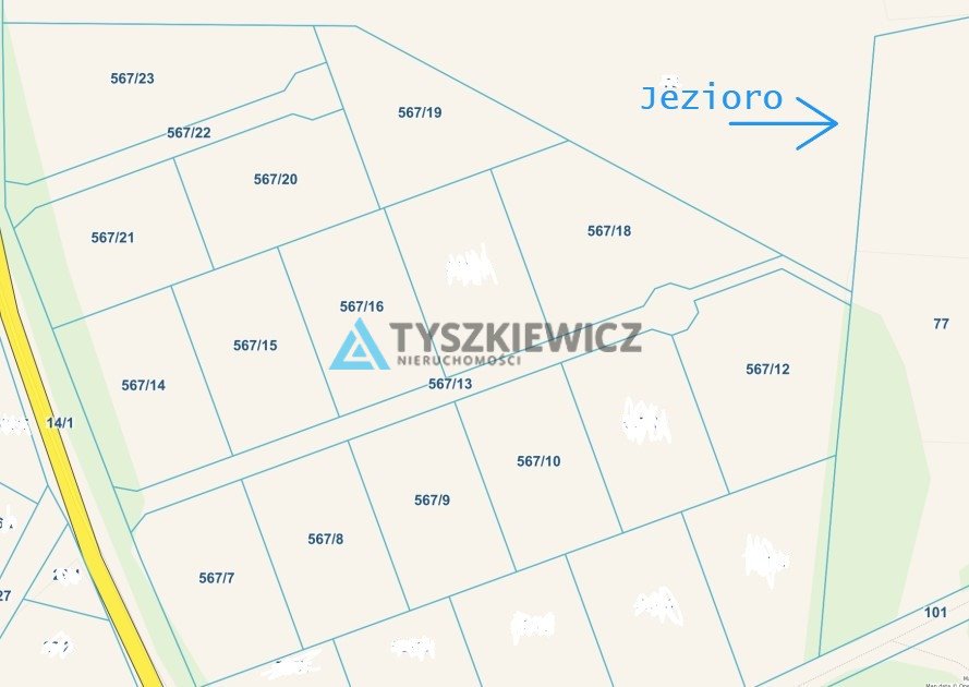 Działka budowlana na sprzedaż Okunino  1 210m2 Foto 2