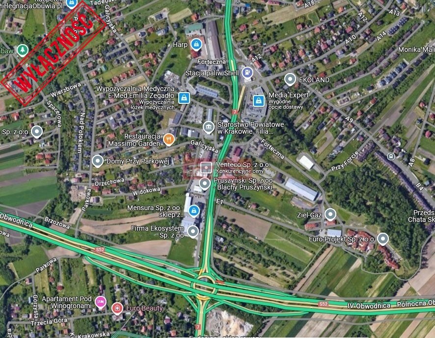 Działka usługowa 15 000 m² z dostępem do mediów Węgrzce  15 000m2 Foto 1