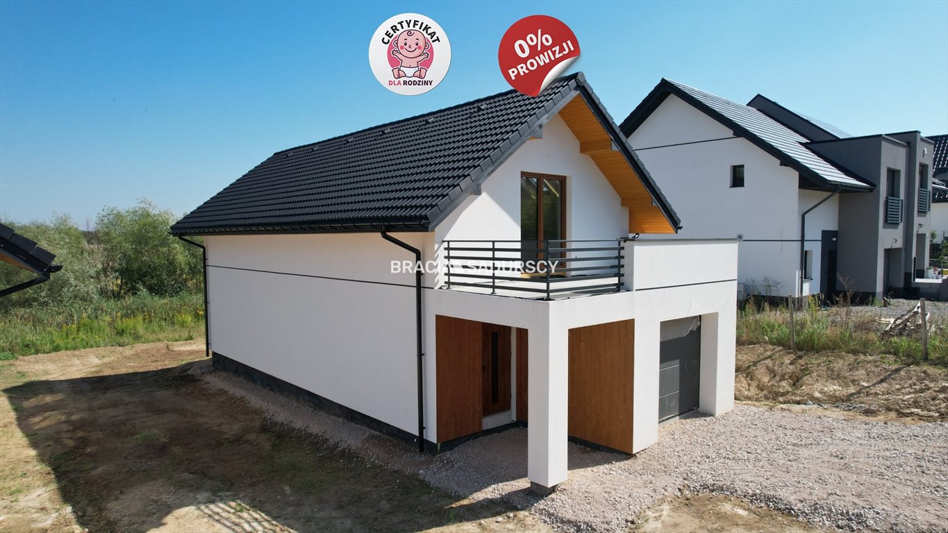 Nowoczesny energooszczędny dom 152 m² z garażem i widokiem Dojazdów, Jarzębinowa  133m2 Foto 1