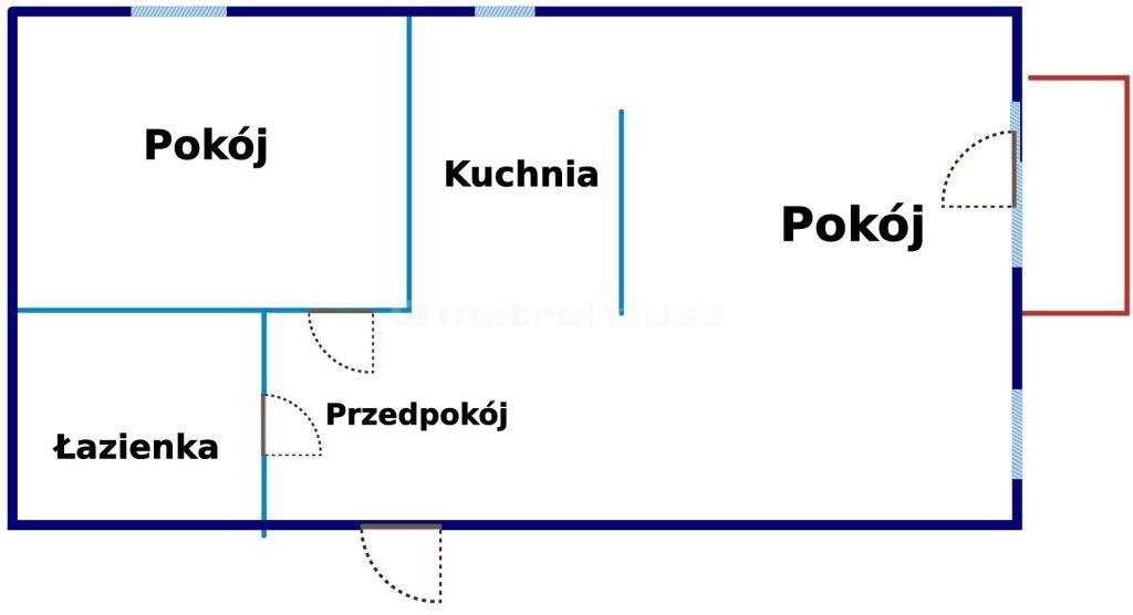 Mieszkanie dwupokojowe na sprzedaż Aleksandrów Łódzki, Al.Wyzwolenia  38m2 Foto 8